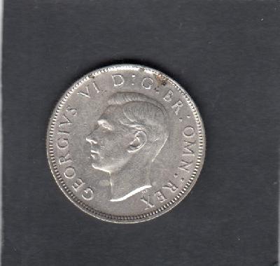 Beschrijving: 2 Shilling GEORGIUS VI 